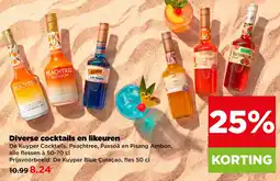 PLUS Diverse cocktails en likeuren aanbieding