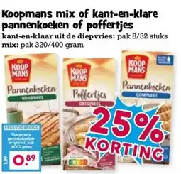 Boon`s Markt Koopmans mix of kant-en-klare pannenkoeken of poffertjes aanbieding