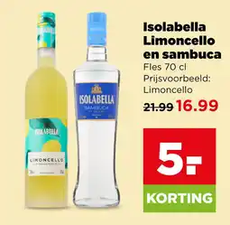 PLUS Isolabella limoncello en sambuca aanbieding