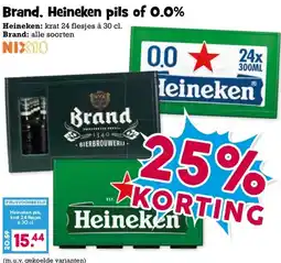 Boon`s Markt Brand, Heineken pils of 0.0% aanbieding