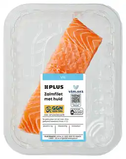 PLUS PLUS Zalmfilet met huid aanbieding