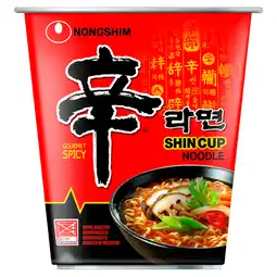 PLUS Nongshim Instant cup noedels shin aanbieding