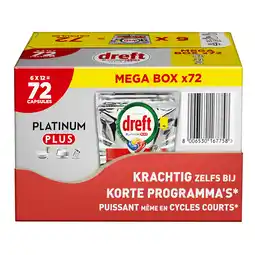 PLUS Dreft Platinum plus vaatwascapsules citroen aanbieding