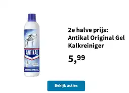 Plein.nl 2e halve prijs: Antikal Original Gel Kalkreiniger aanbieding