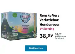 Plein.nl Renske Vers Variatiebox Hondenvoer aanbieding