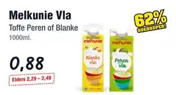 Budget Food Melkunie Vla Toffe Peren of Blanke aanbieding