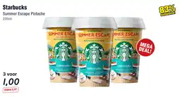 Budget Food Starbucks Summer Escape Pistache aanbieding