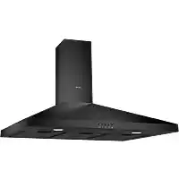 Bol.com Wiggo WE-E943R(BB) - Wandschouw Afzuigkap - 90 cm - Zwart aanbieding