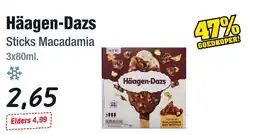 Budget Food Häagen-Dazs Sticks Macadamia aanbieding