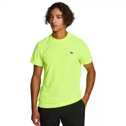 Foot Locker Lacoste Small Croc Logo Stripe T-shirts Heren - Geel - Maat S aanbieding