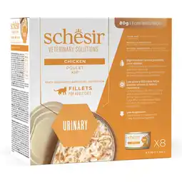 Zooplus 24x80g Schesir Veterinary Solutions Urinary Kip Kattennatvoer aanbieding