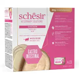 Zooplus 24x80g Schesir Veterinary Solutions Gastro Intestinal Kip Kattennatvoer aanbieding