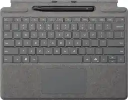 Coolblue Microsoft Surface Pro Type Cover 13 Inch met Slim Pen Platina Qwerty aanbieding