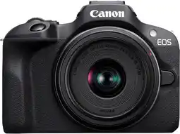 Coolblue Canon EOS R100 Zwart + 18-45mm aanbieding