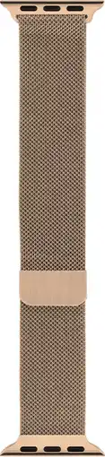 Coolblue BlueBuilt Milanees Bandje Goud voor Apple Watch 40/41/42 mm aanbieding