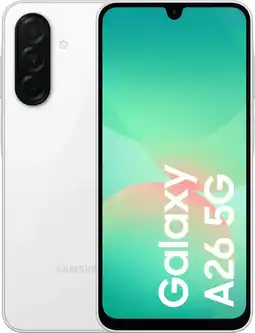 Coolblue Samsung Galaxy A26 128GB Wit 5G aanbieding