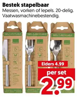 Dekamarkt Bestek stapelbaar aanbieding