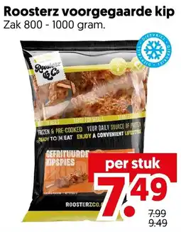 Dekamarkt Roosterz voorgegaarde kip aanbieding