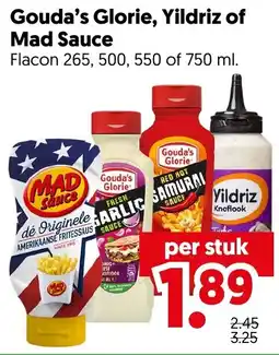 Dekamarkt Gouda's Glorie, Yildriz of Mad Sauce aanbieding