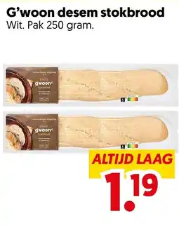 Dekamarkt G'woon desem stokbrood aanbieding