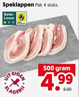 Dekamarkt Speklappen aanbieding