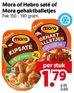 Dekamarkt Mora gehaktballetjes aanbieding