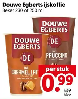 Dekamarkt Douwe Egberts ijskoffie aanbieding