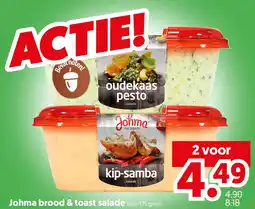 Dekamarkt Johma brood & toast salade aanbieding