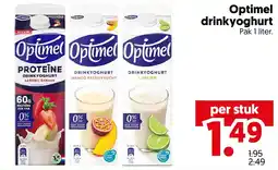 Dekamarkt Optimel drinkyoghurt aanbieding