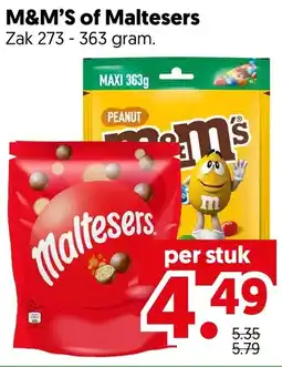 Dekamarkt M&M'S of Maltesers aanbieding