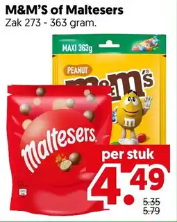 Dekamarkt M&M'S of Maltesers aanbieding