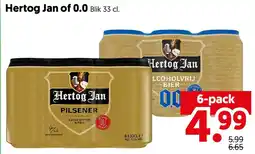 Dekamarkt Hertog Jan of 0.0 aanbieding