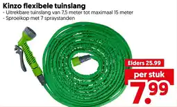 Dekamarkt Kinzo flexibele tuinslang aanbieding