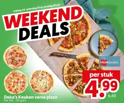 Dekamarkt Deka's Keuken verse pizza aanbieding