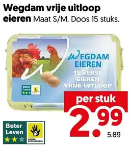 Dekamarkt Wegdam vrije uitloop eieren aanbieding