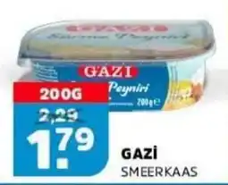 Sahan Supermarkten Gazi smeerkaas aanbieding