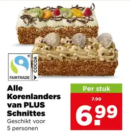 PLUS Alle Korenlanders van PLUS Schnittes aanbieding