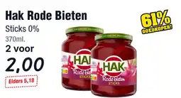 Budget Food Hak Rode Bieten aanbieding