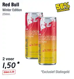 Budget Food Red Bull Winter Edition aanbieding