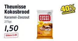 Budget Food Theunisse Kokosbrood Karamel-Zeezout aanbieding