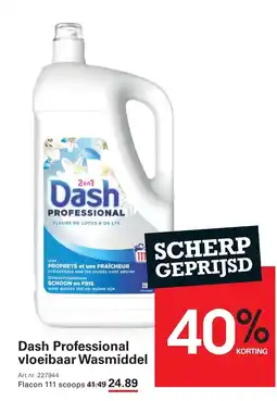 Sligro Dash Professional vloeibaar Wasmiddel aanbieding