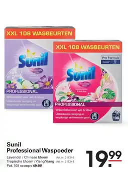Sligro Sunil Professional Waspodder aanbieding