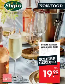 Sligro Schott-Zwiesel Wijnglazen Taste aanbieding