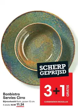 Sligro Bonbistro Servies Cirro aanbieding