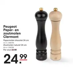 Sligro Peugeot Peper- en zoutmolen Clermont aanbieding
