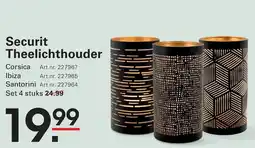 Sligro Securit Theelichthouder aanbieding