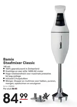 Sligro Bamix Staafmixer Classic aanbieding