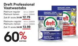 Sligro Dreft Professional Vaatwastabs aanbieding