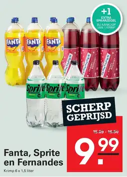 Sligro Fanta, Sprite en Fernandes aanbieding