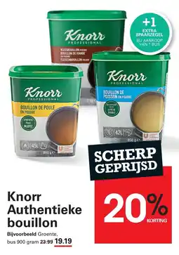 Sligro Knorr Authentieke bouillon aanbieding